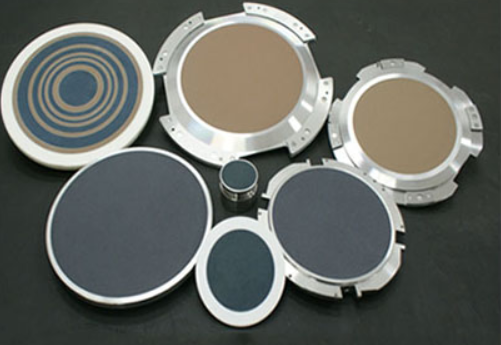 Porėtas aliuminio oksido vakuuminis griebtuvas