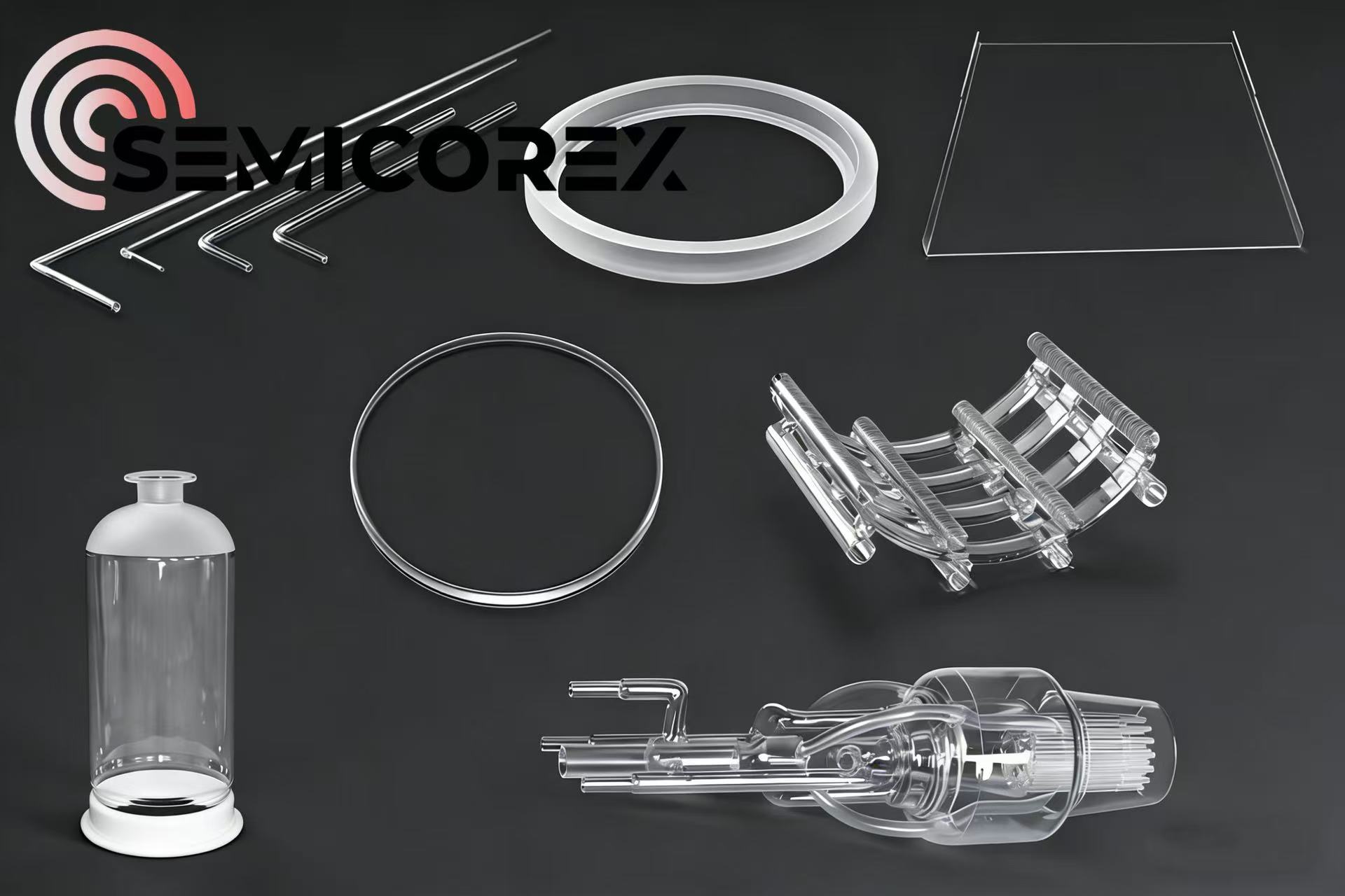 Įprasti puslaidininkinio kvarco komponentai ir taikymas