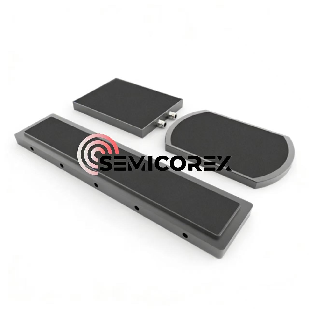 Juodojo aliuminio oksido keramikos vakuuminiai griebtuvai