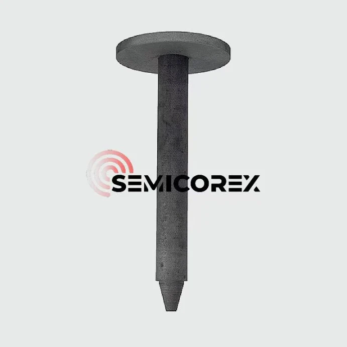 C/C kompozitiniai tiglio atraminiai strypai